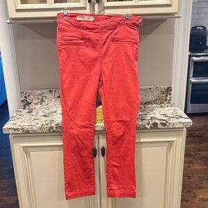 Anthropology Pilcro Women's Vibrant Ankle Jeans